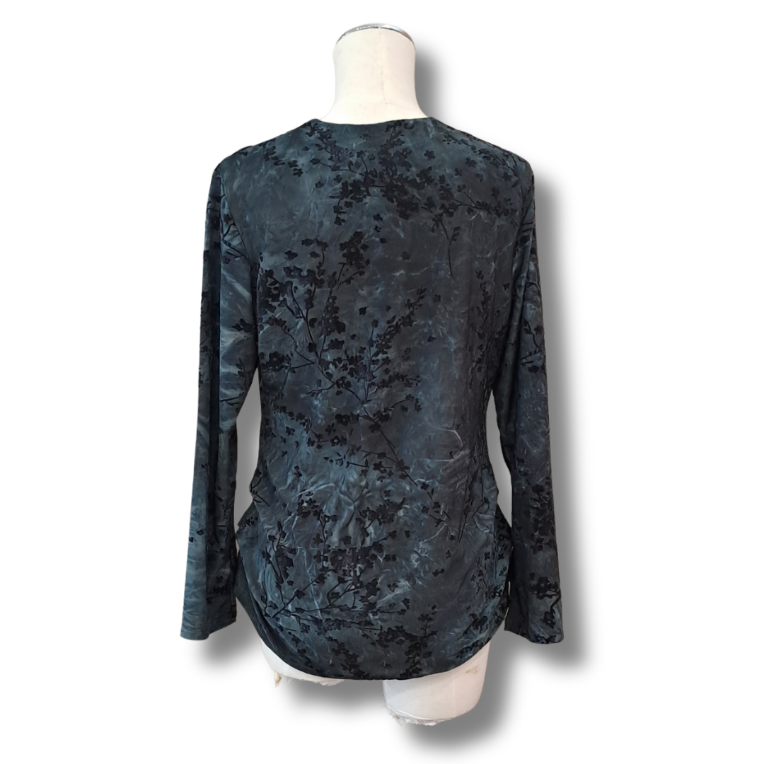 Megan Salmon - Flocked Jersey - Size 10 - Back