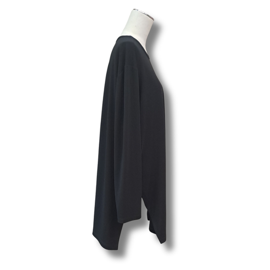 Mela Purdie - Black Tunic - Size 16 - Side