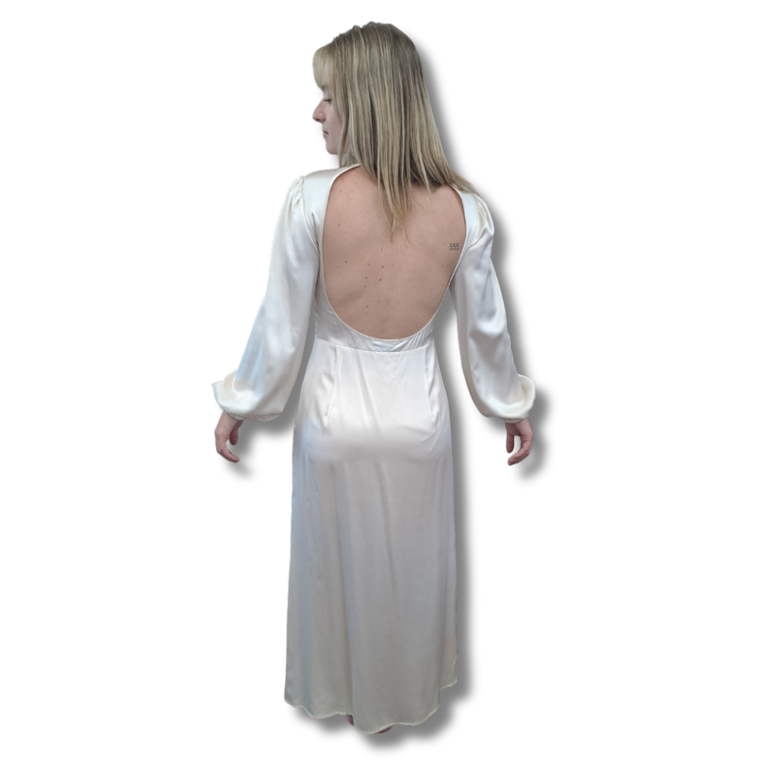 Mera Hera Silk Dress - Back
