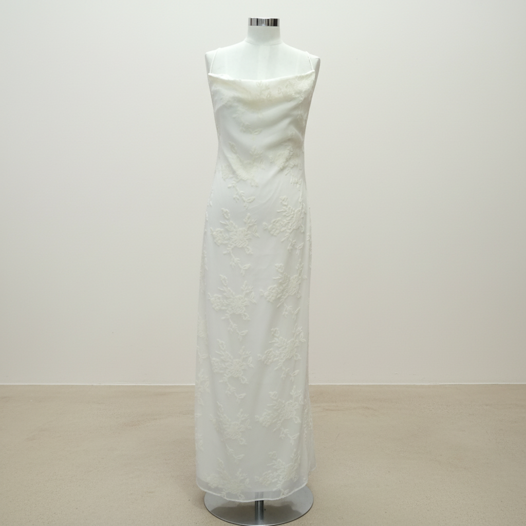 Meshki - Erika Burnout Velvet Maxi Dress  -Front
