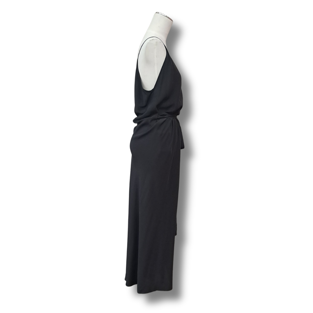 Miss Crabb - Summertime Dress Black - Size 4  - Side