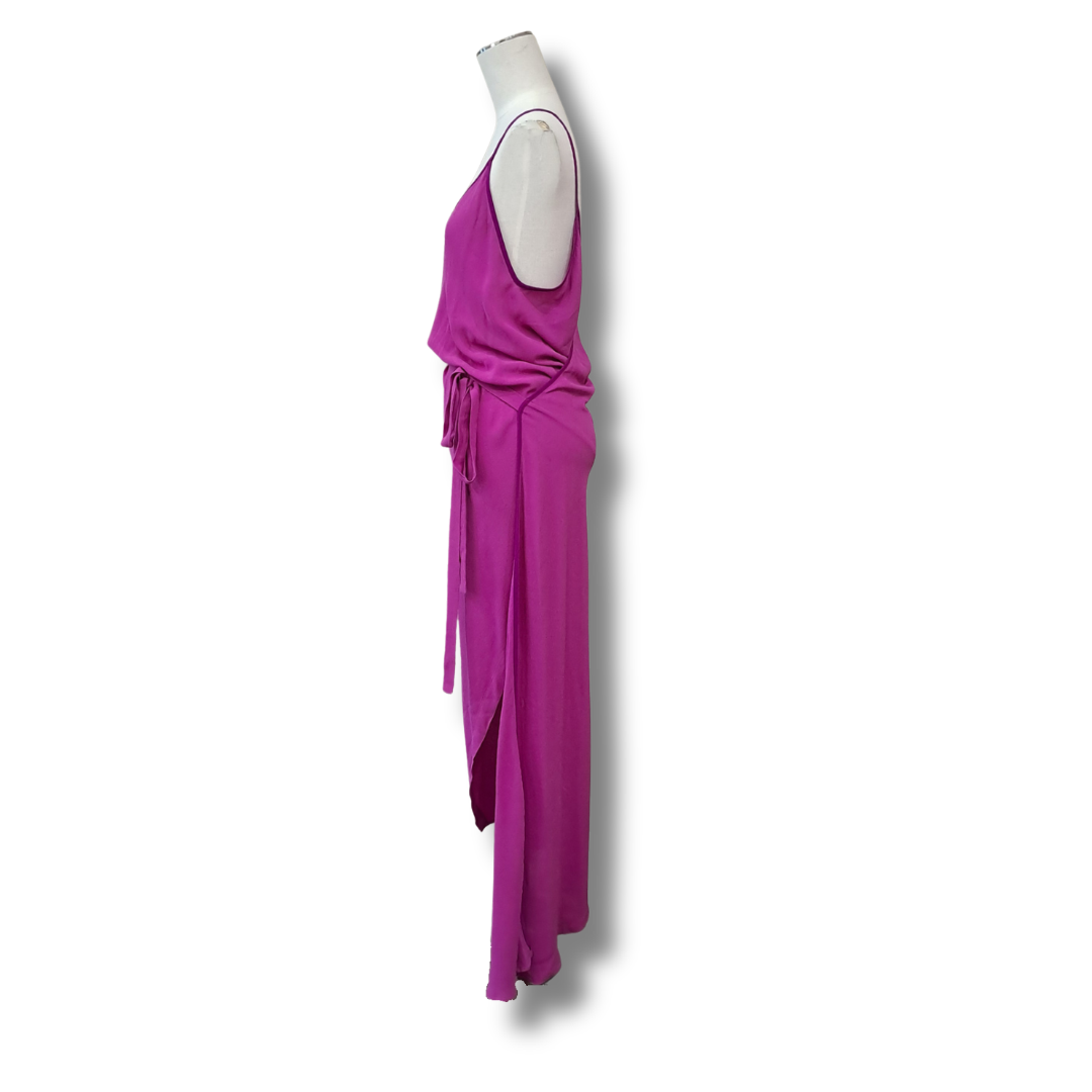 Miss Crabb - Summertime Dress Fuschia - Size 3 - SIde 1