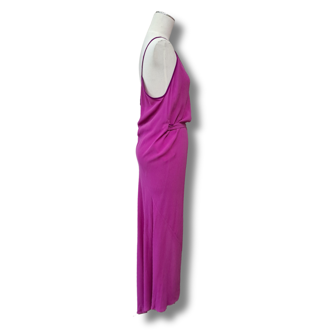 Miss Crabb - Summertime Dress Fuschia - Size 3 - Side