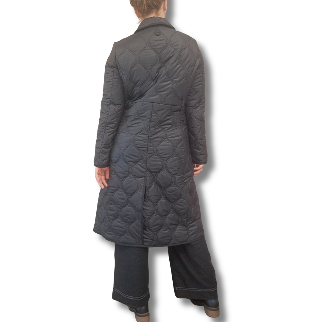 Moke - Lissy Quilted Coat - Size M - Back