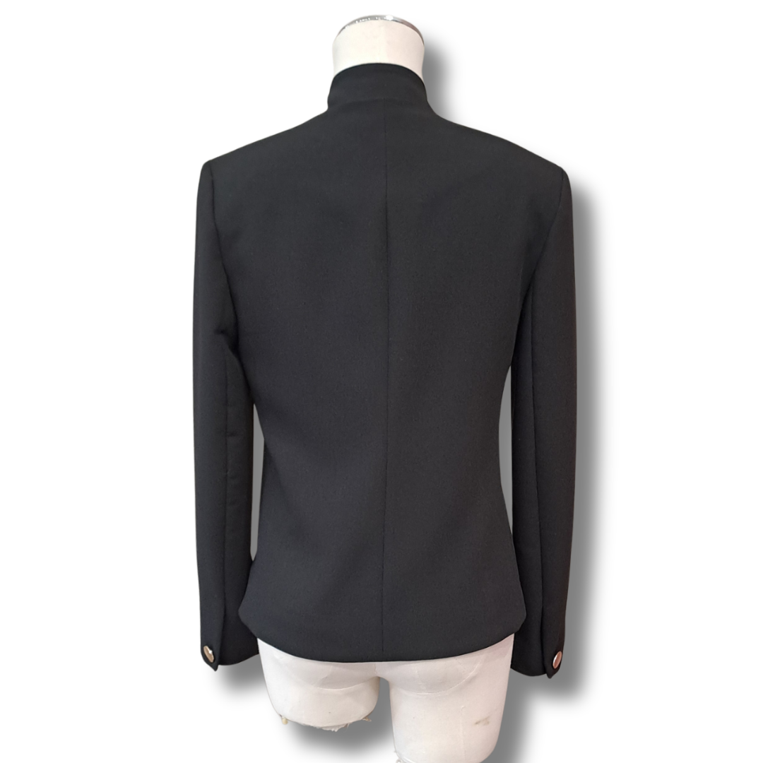 Moochi - Black Militent Blazer - Size 6 - Back