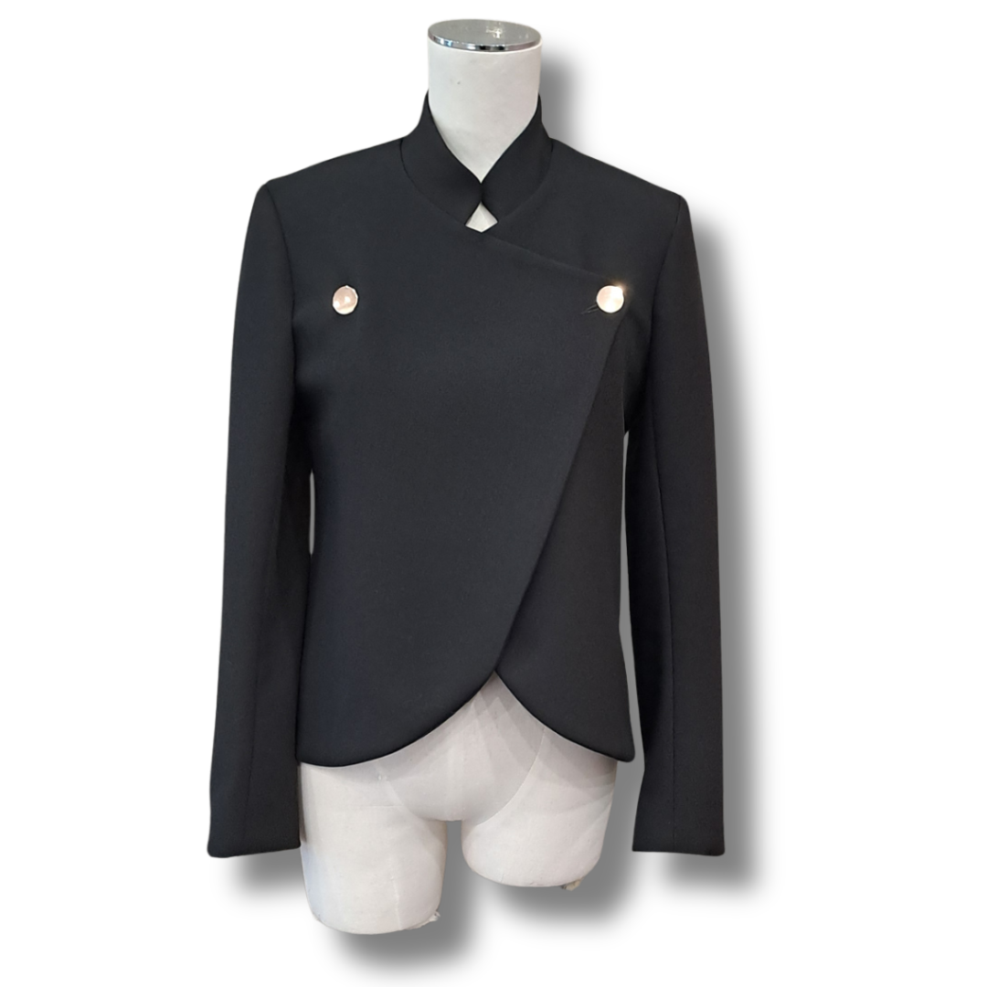 Moochi - Black Militent Blazer - Size 6 - Crossover