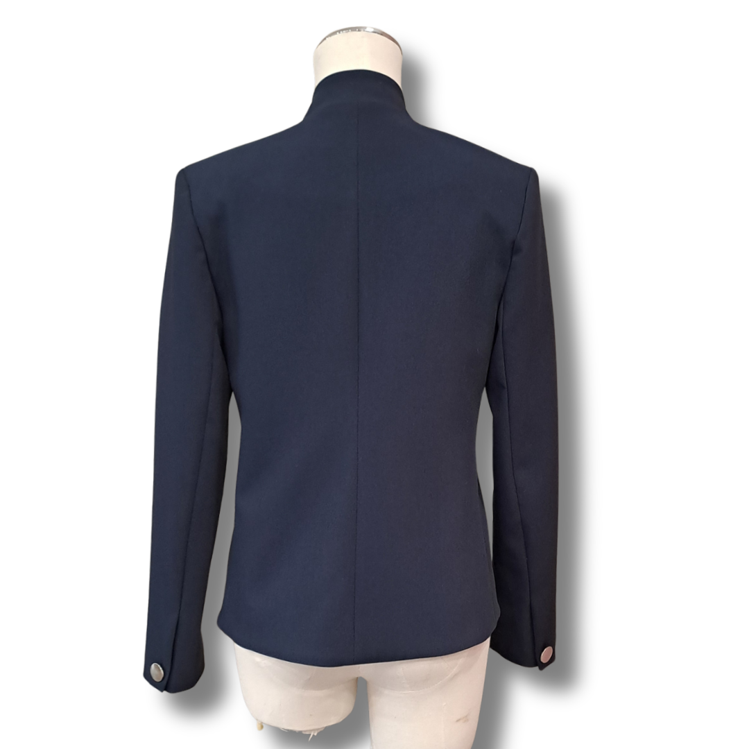 Moochi - Navy Militent Blazer - Size 6 - Back