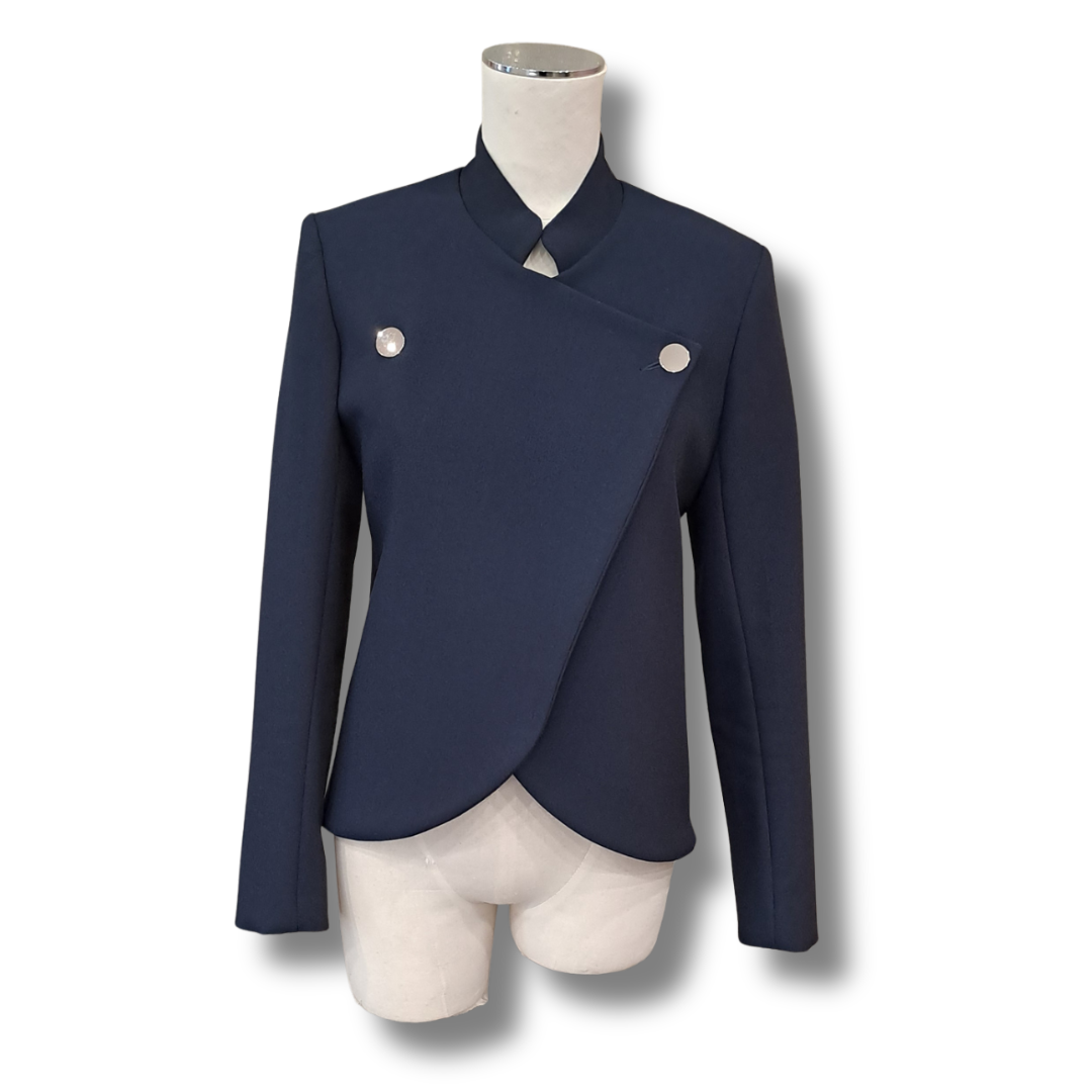 Moochi - Navy Militent Blazer - Size 6 - Crossover