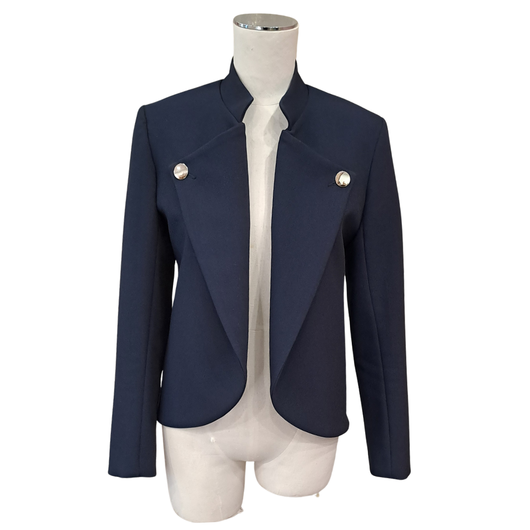 Moochi - Navy Militent Blazer - Size 6  -Front