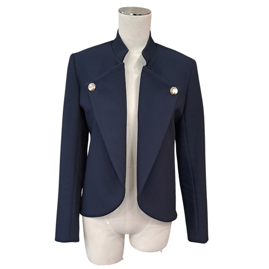 Moochi - Navy Militent Blazer - Size 6  -Front