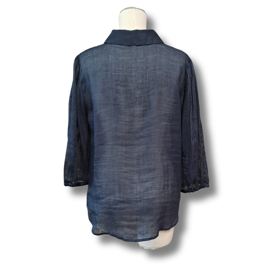 Neris - Pin Tuck Shirt - Size 10 - Back