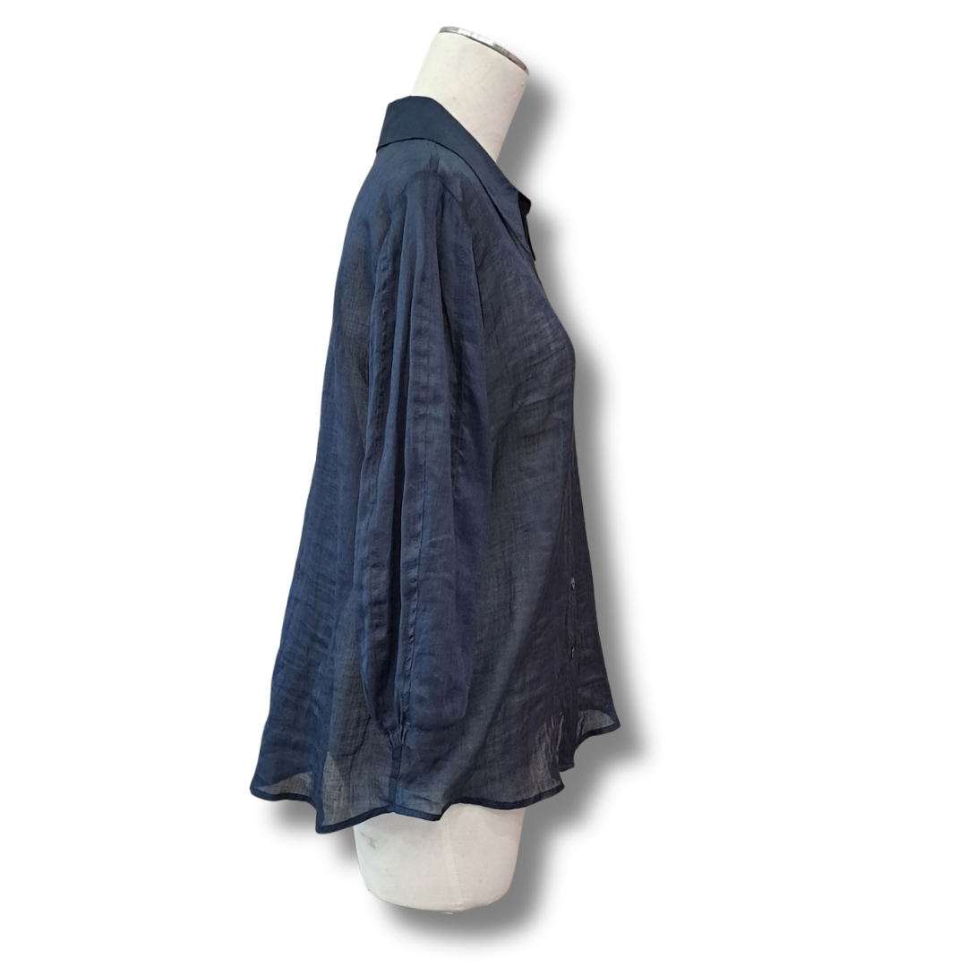 Neris - Pin Tuck Shirt - Size 10 - Side