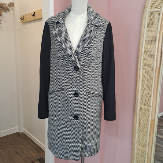 Noa Noa - Houndstooth Coat - Size S