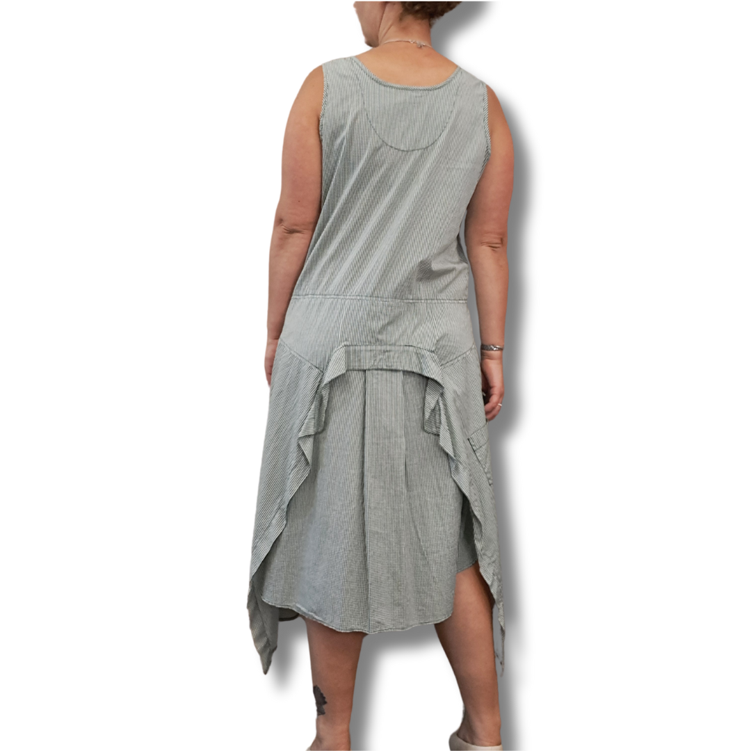 Nom D - Gingham Midi Dress - Back