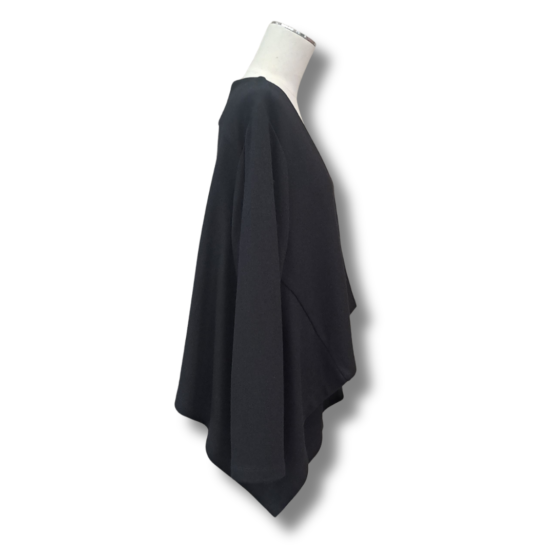 Obi - Asymmetric Wool / Viscose Jacket - Size 20  -Side
