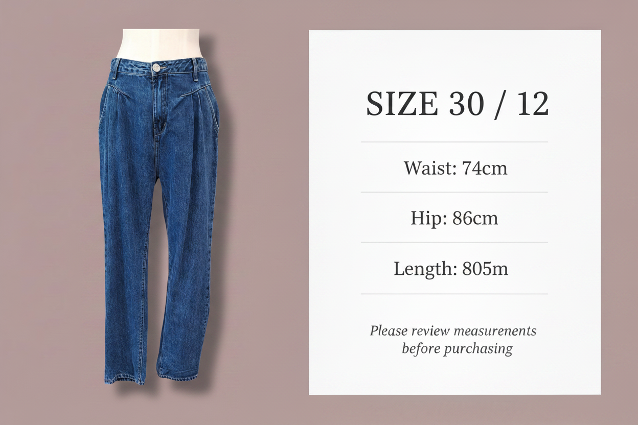 One Teaspoon - Dakota Street Walkers - Size 30 / 12 - Size Guide