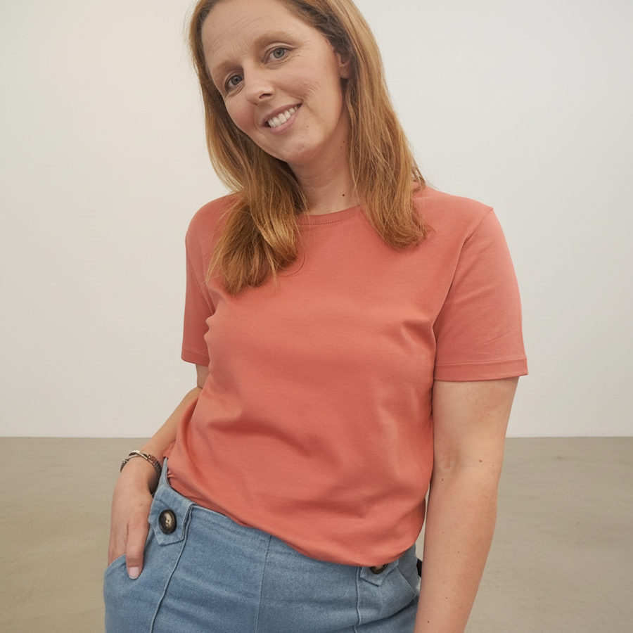 Organic Pima Cotton T-Shirt - Cedar