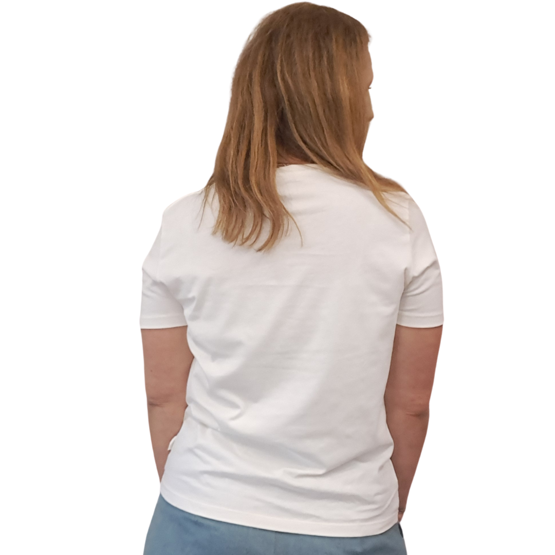 Organic Cotton Tee -  Eco White - Back