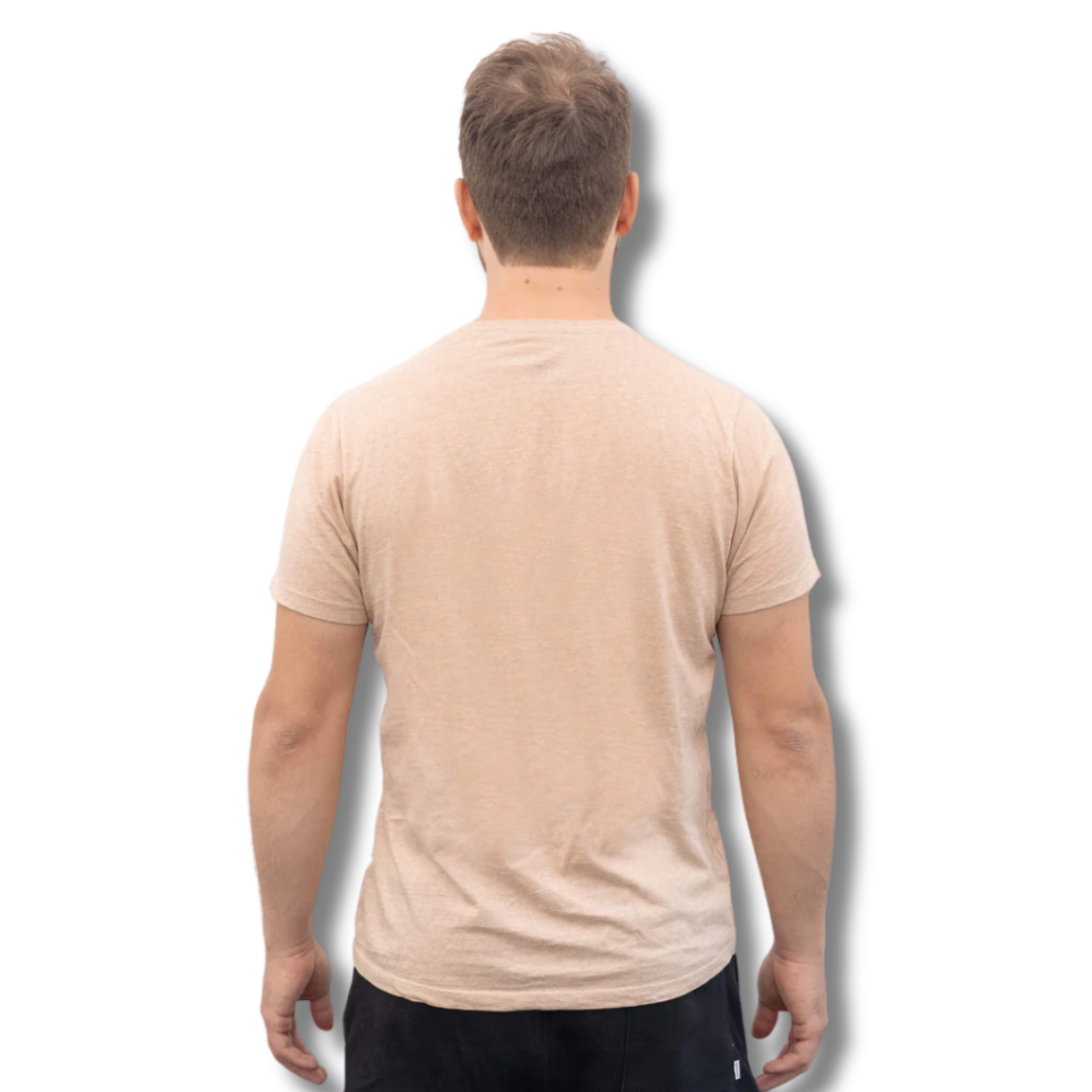Organic Cotton Tee - Men's Vicuna - Back