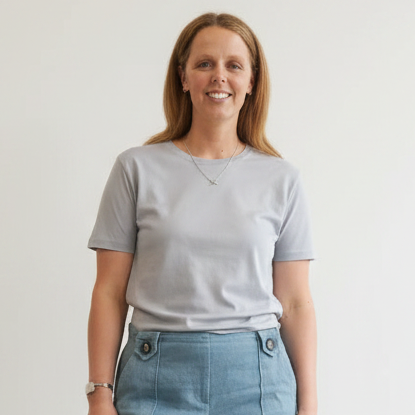 Organic Pima Cotton T-Shirt - Steel