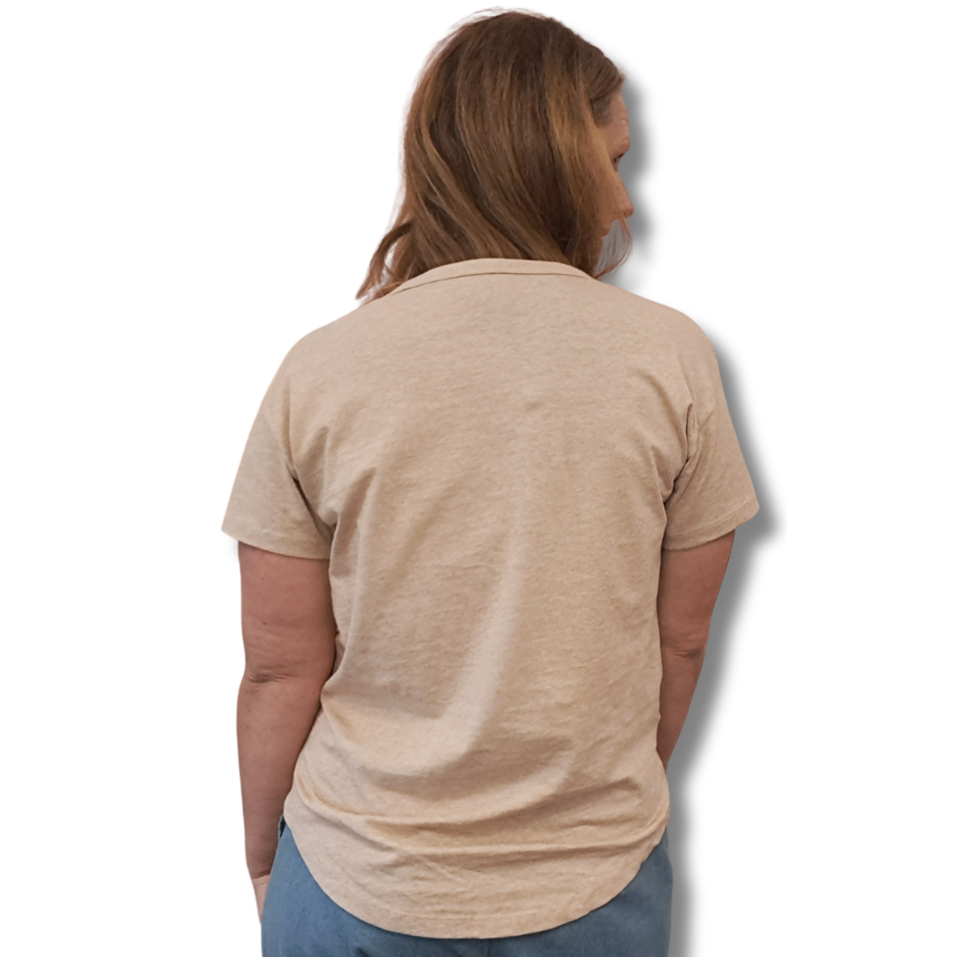 Organic Cotton Tee -  Vicuna - Back