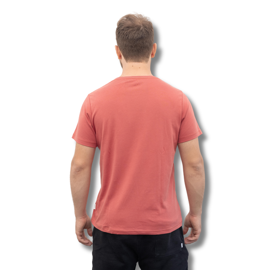 Organic Pima Cotton T-Shirt - Men's Cedar - Back