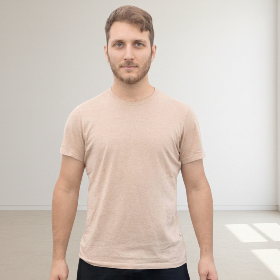 Organic Pima Cotton T-Shirt - Men's Vicuna