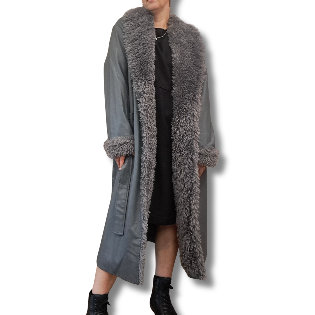 Ownley - Heaven PU Coat - Front View