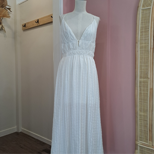 Pearl + Sea - White Hazel Maxi - Size 10 - BNWT