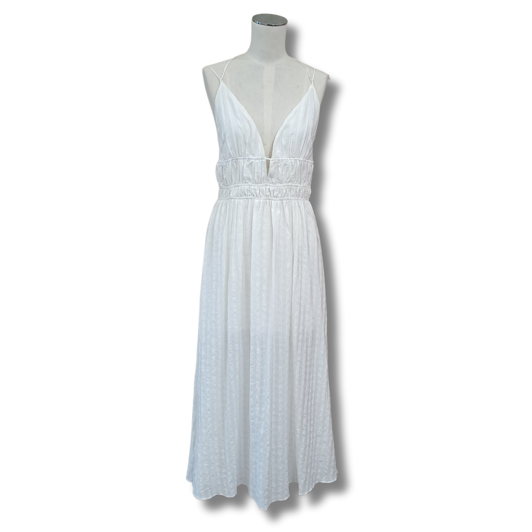 Pearl + Sea - White Hazel Maxi - Size 10 - Front View