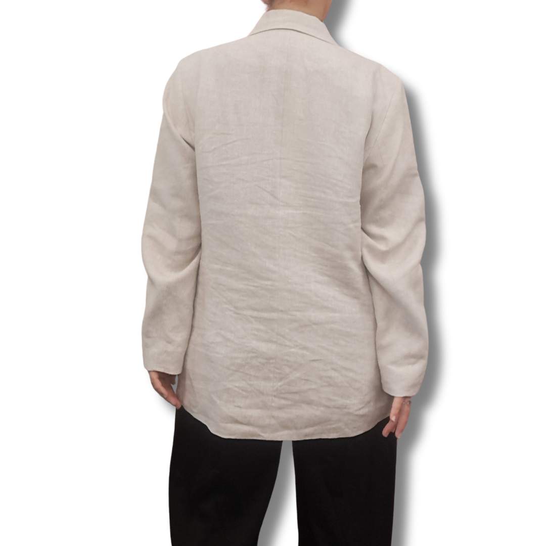 Perriam - Cove Linen Blazer - Back View