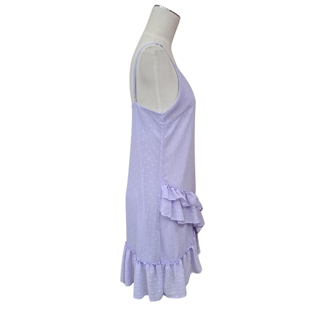 Pia_Boutique_-_Lilac_Frill_Dress_-_Side_View
