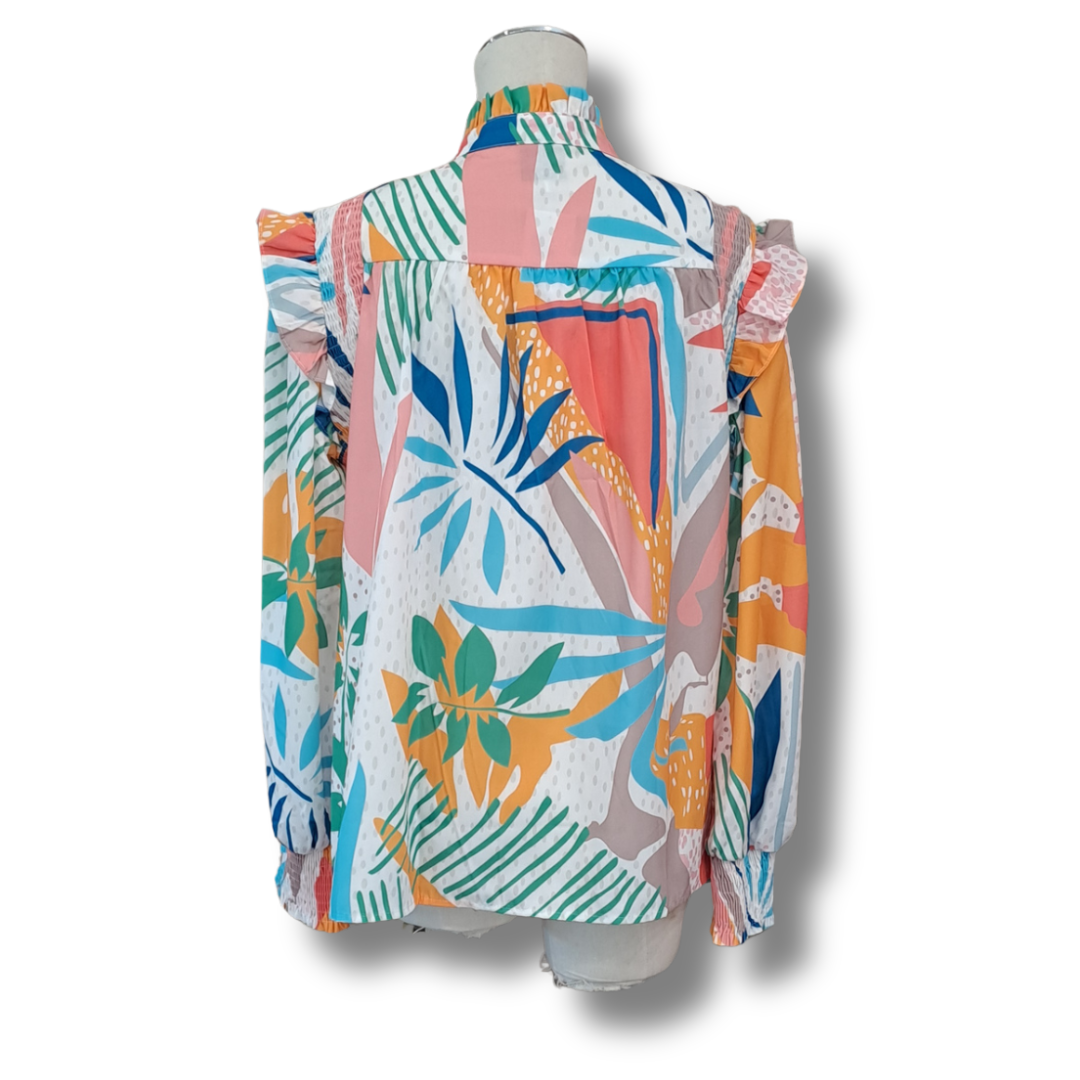 Prickle & Polly - Abstract Top - Size M - BNWT - Back