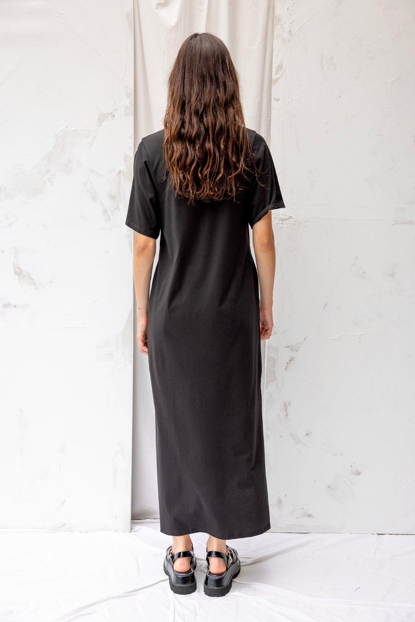 ReCreate-Forage-Dress-Organic-Cotton-Black-Back