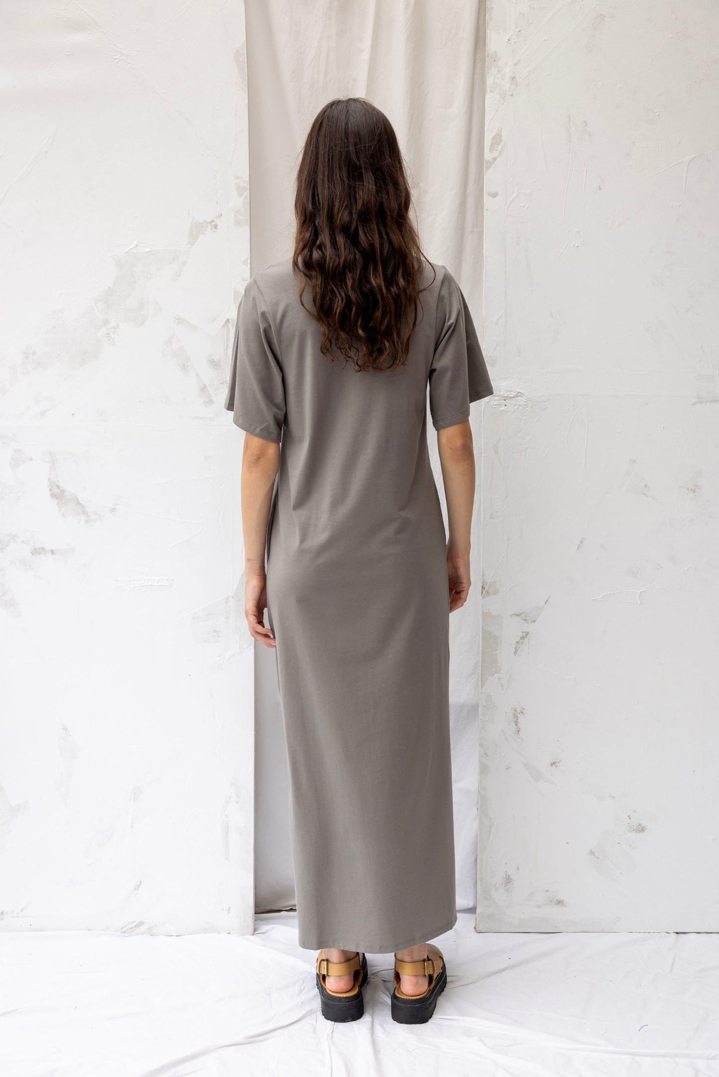 ReCreate-Forage-Dress-Organic-Cotton-Grey-Sage-Back