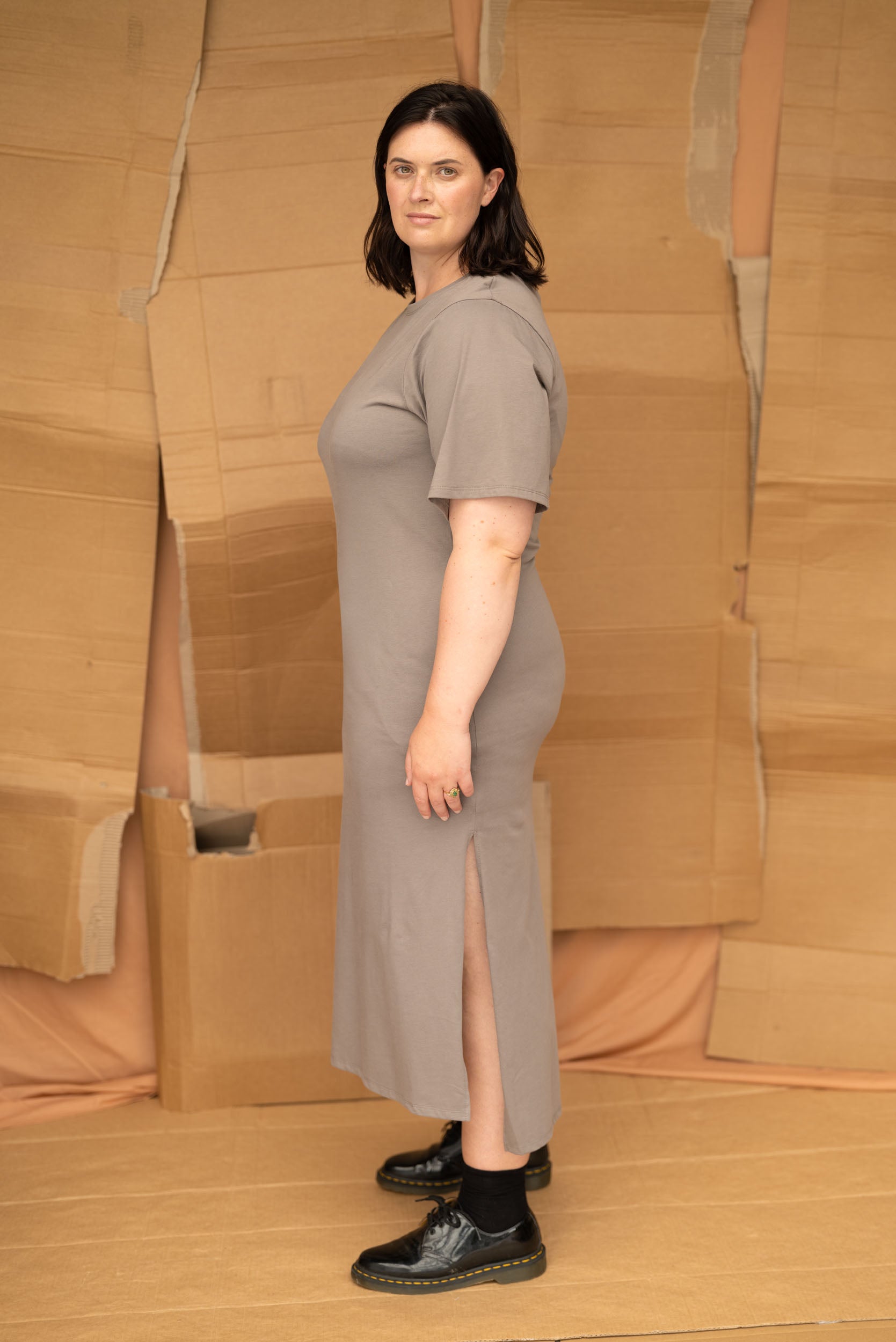 ReCreate-Forage-Dress-Organic-Cotton-Grey-Sage