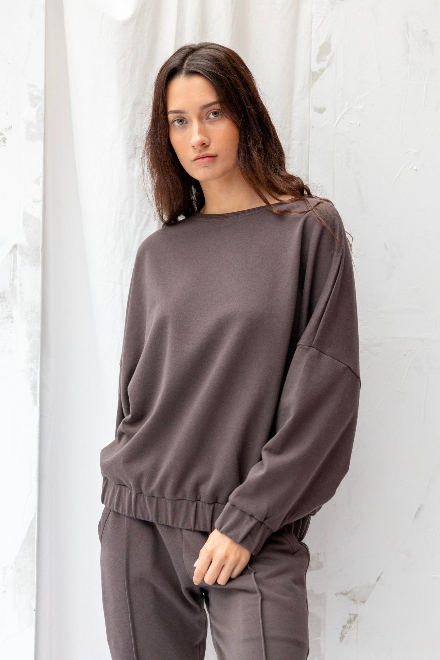ReCreate-Signal-Crew-Organic-Cotton-Charcoal-Front