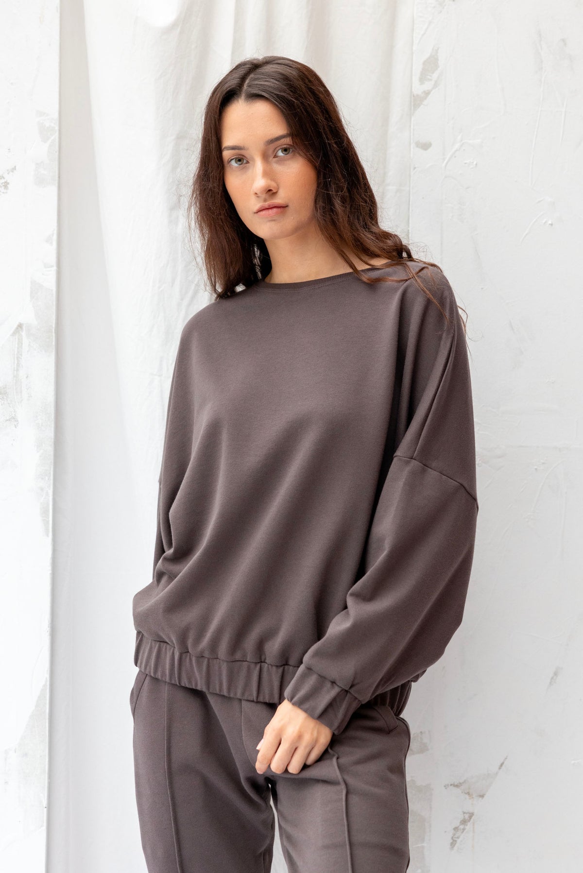 ReCreate-Signal-Crew-Organic-Cotton-Charcoal-Front