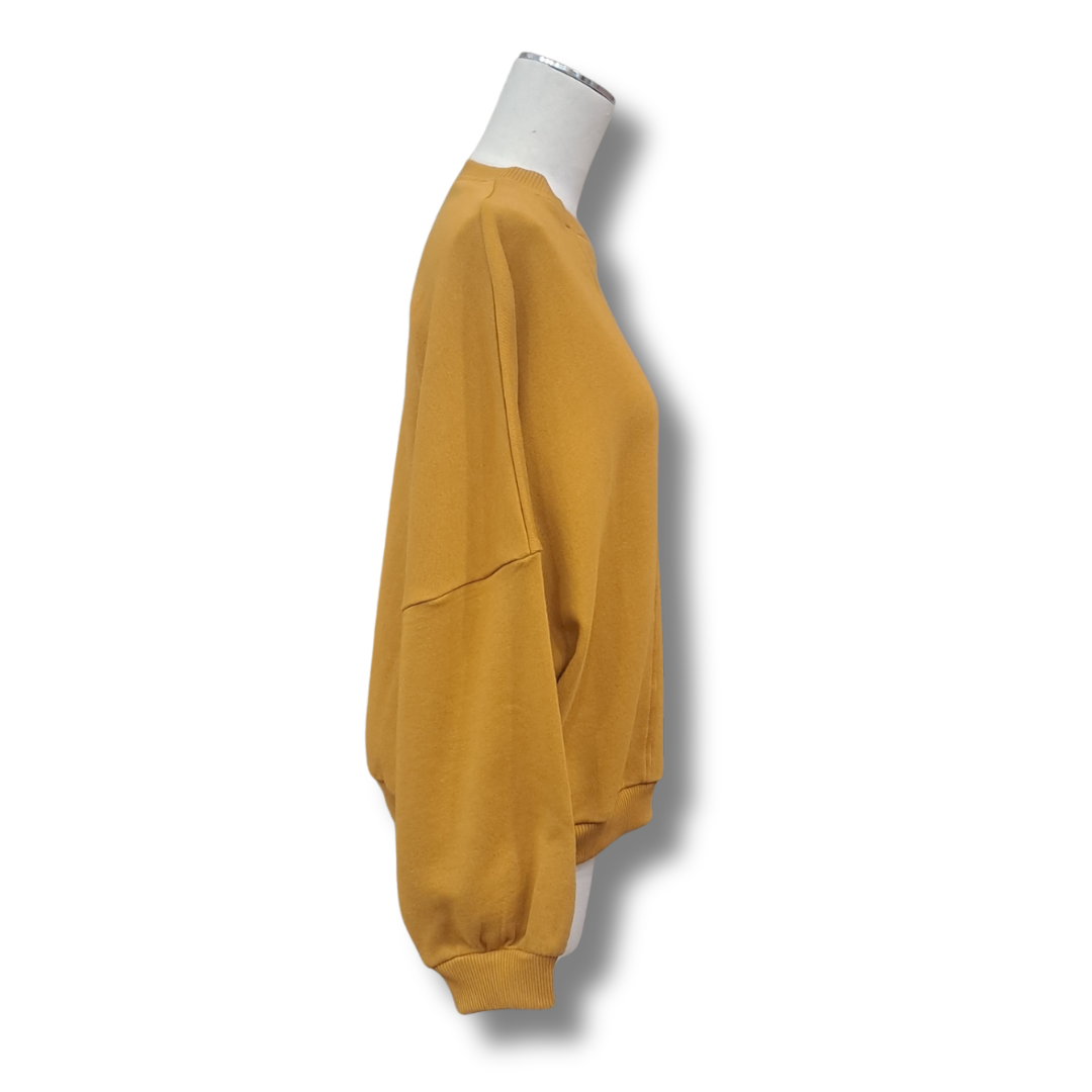 ReCreate - Around Sweatshirt In Marigold - Size S - Side