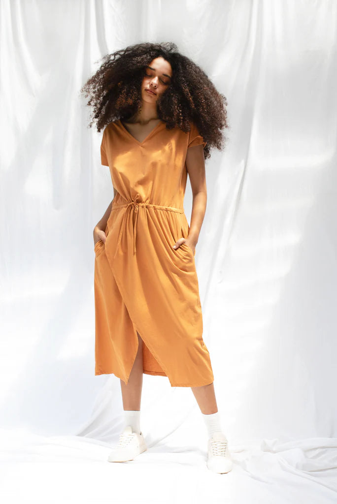 ReCreate - Converse Dress in Papaya - Sizes 10 -12 - BNWT