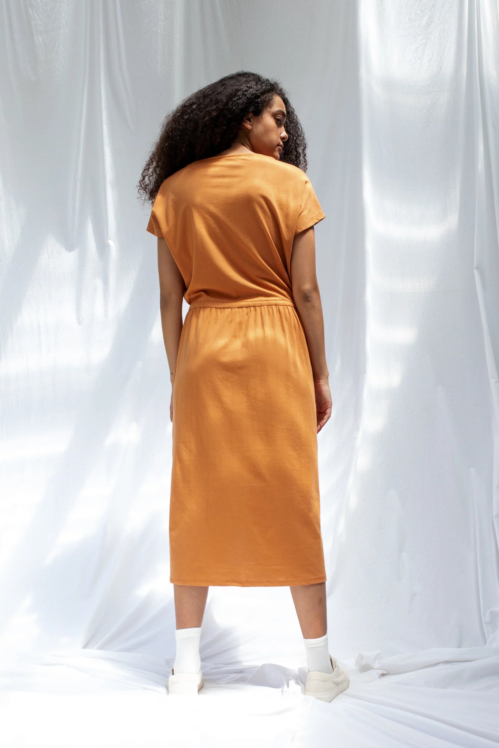 ReCreate - Converse Dress in Papaya - Back
