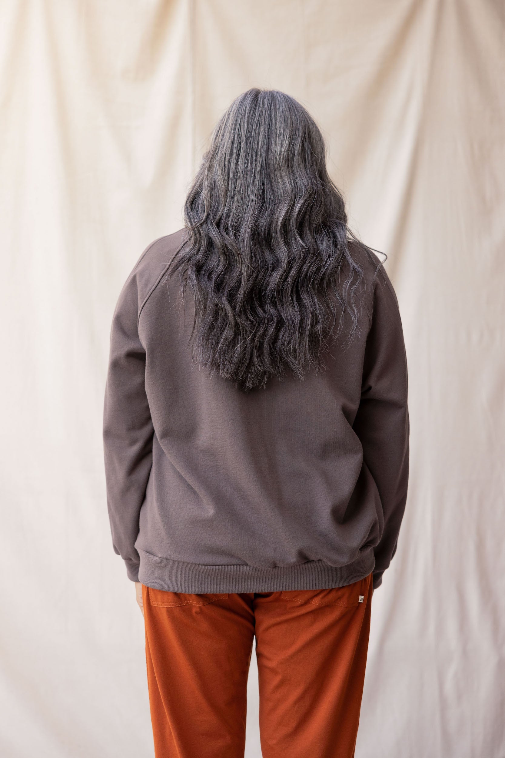 ReCreate - Poplar Sweatshirt Charcoal - Back