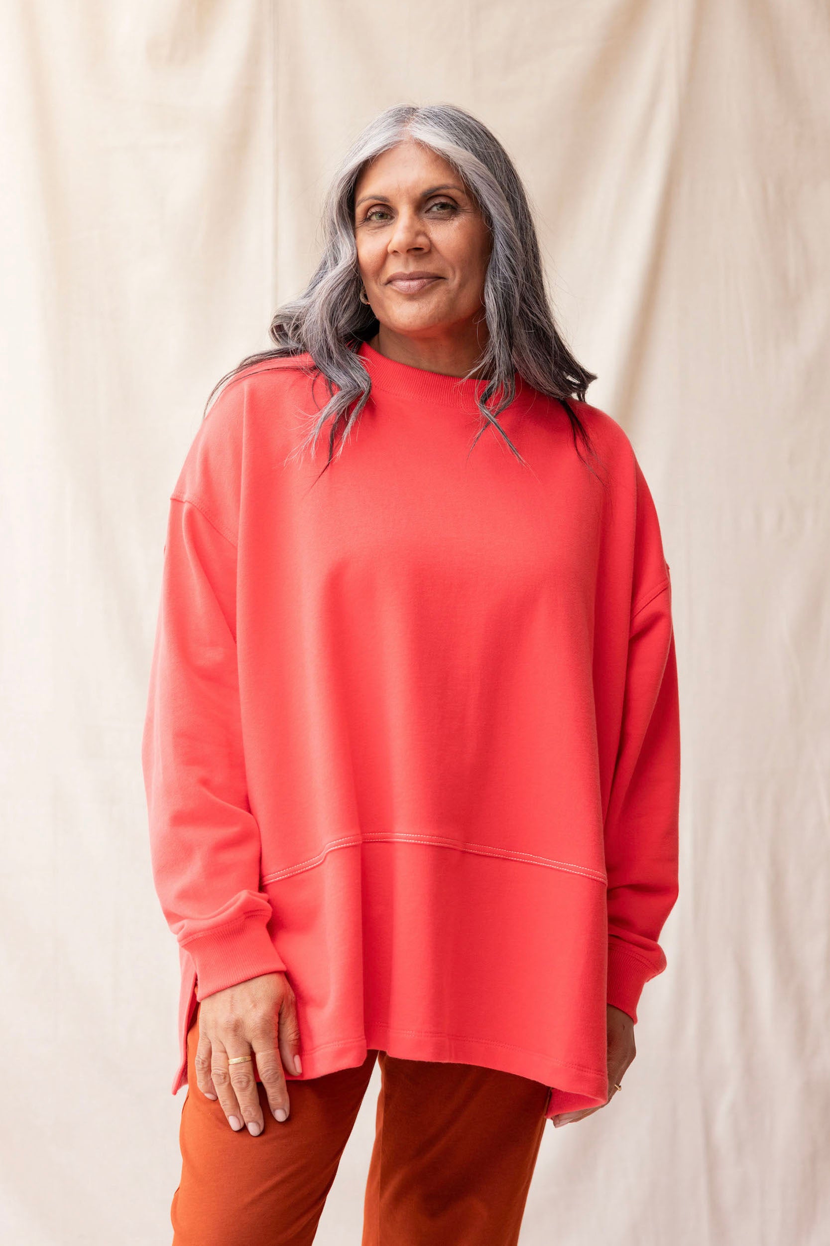 ReCreate - Roam Sweatshirt Magnolia - Front