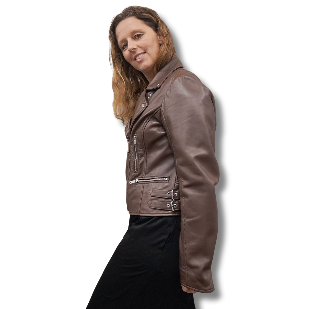 Repertoire - Harley Leather Jacket - Detail View