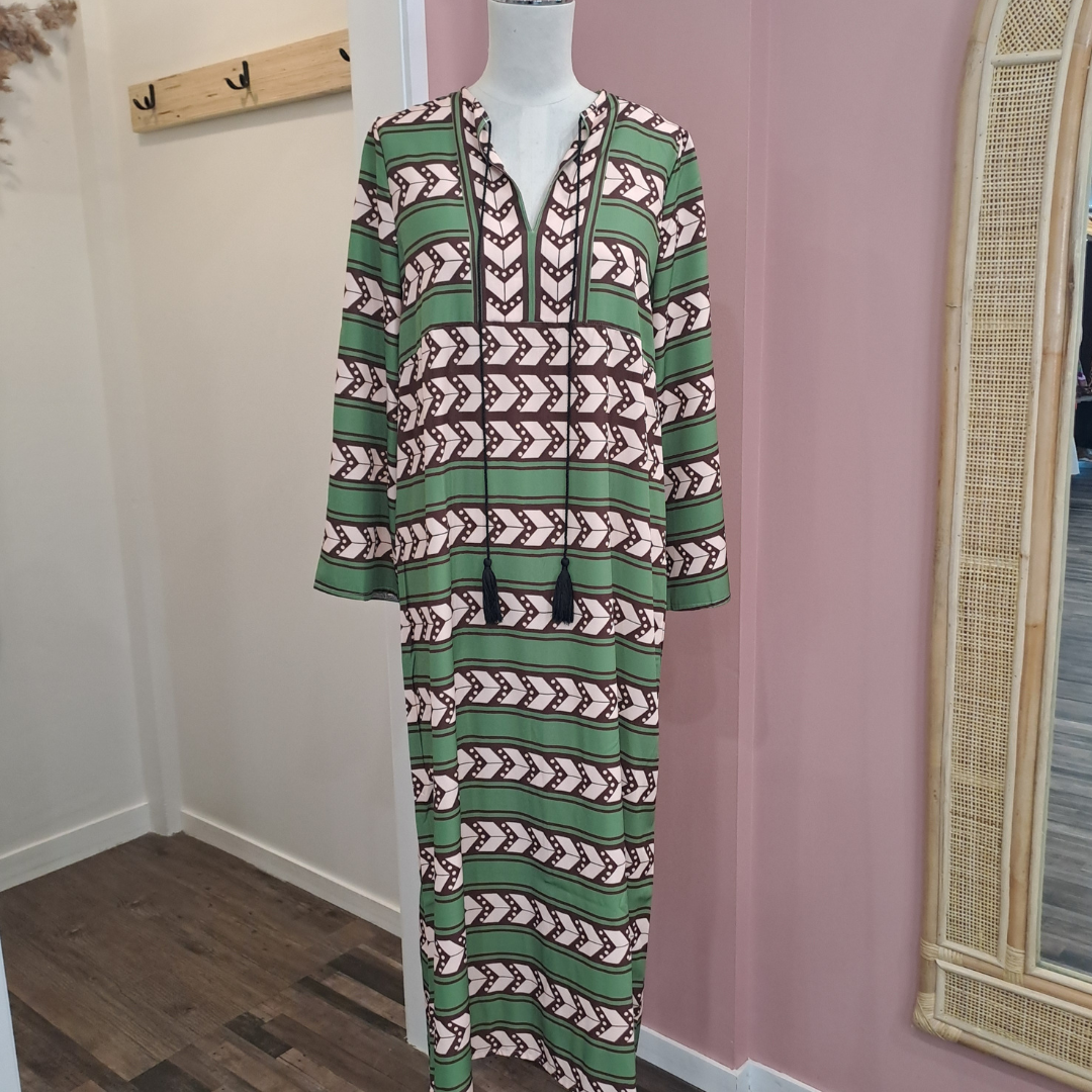 Rotimia - Printed Maxi Dress
