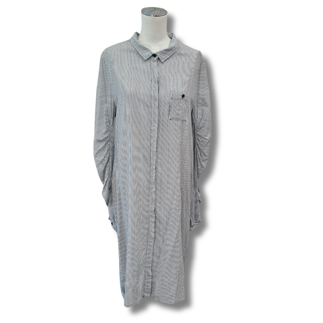 Rundholz - Stripe Shirt Dress - Front View