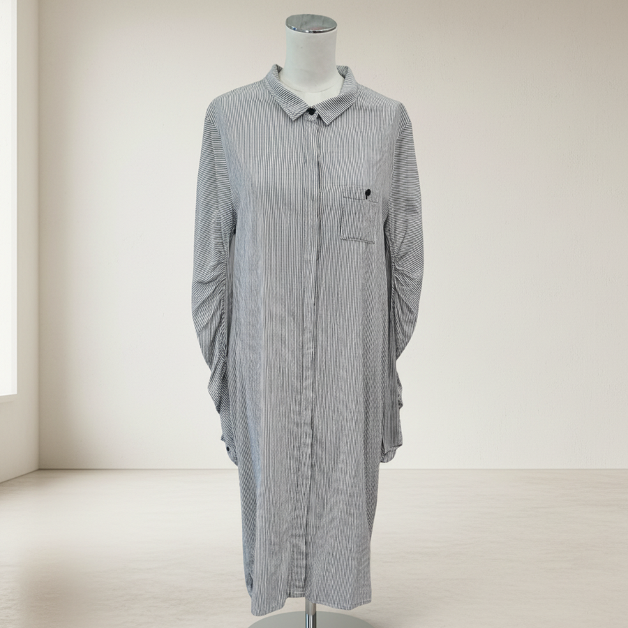 Rundholz - Stripe Shirt Dress - Size S