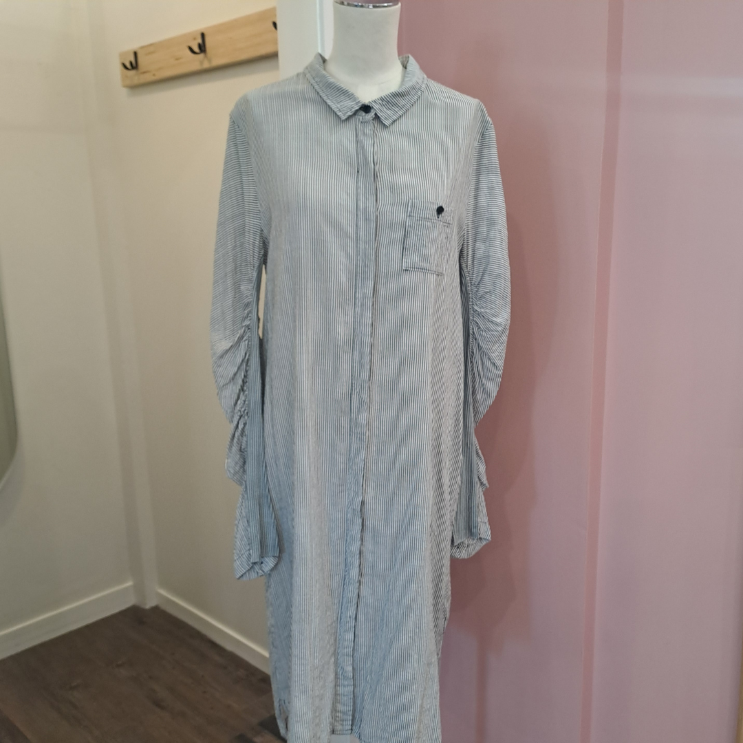 Rundholz - Stripe Shirt Dress - Size S