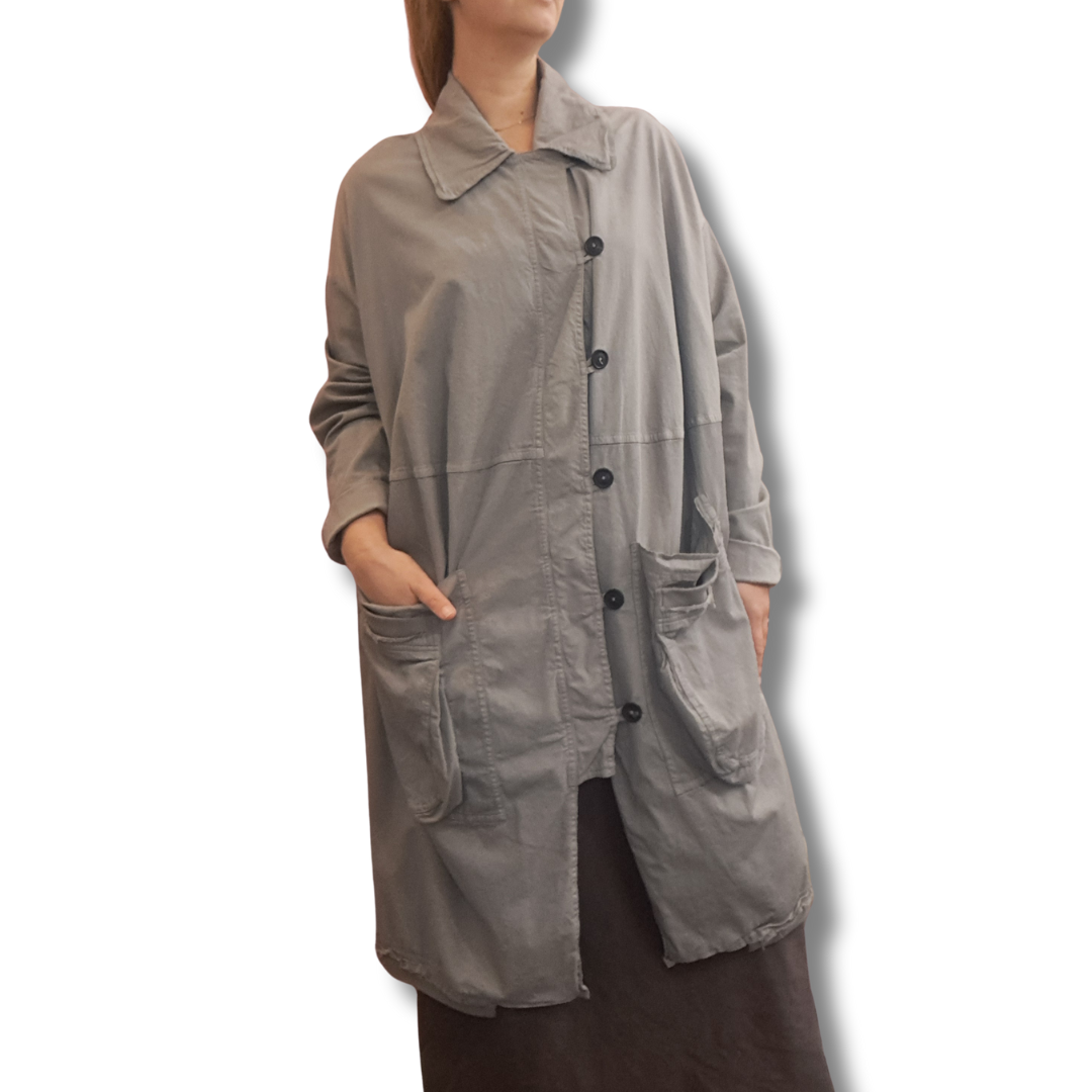 Rundholz Dip - Oversized Pocket Coat - Size M - Front