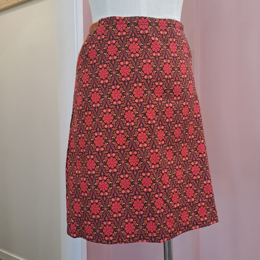 Scintilla - Floral Paisley Print Skirt - Size 10